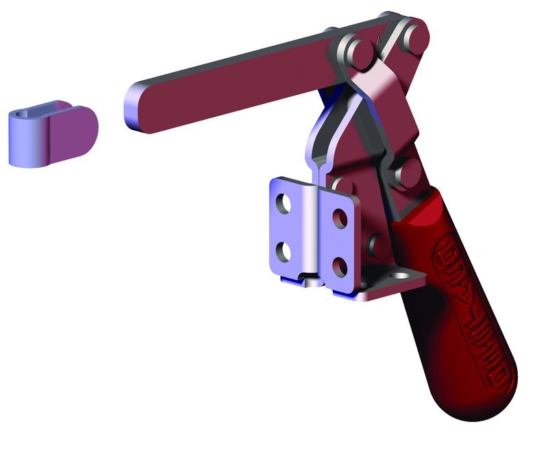 DESTACO 317-S Vertikal-Kniehebelspanner Haltekraft 1700 N - 2000 N, Öffnungswinkel 185° - 317-S Vertikalspanner - massiver Spannarm
