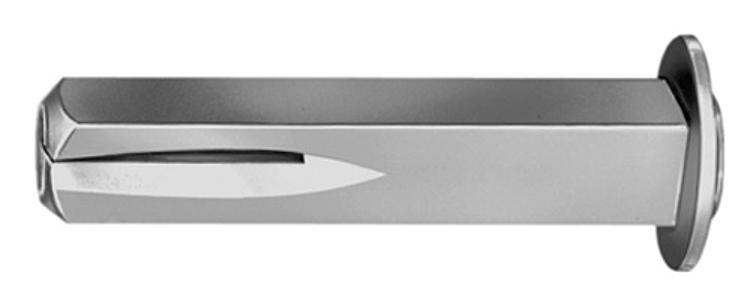 AMF 457-44 Wechselstift, gerieft, Abmessung: 8x44 mm, für Kastenbreite: 30*, 34, 40 mm - LE 457 Wechselstift - gerieft -Abbildung