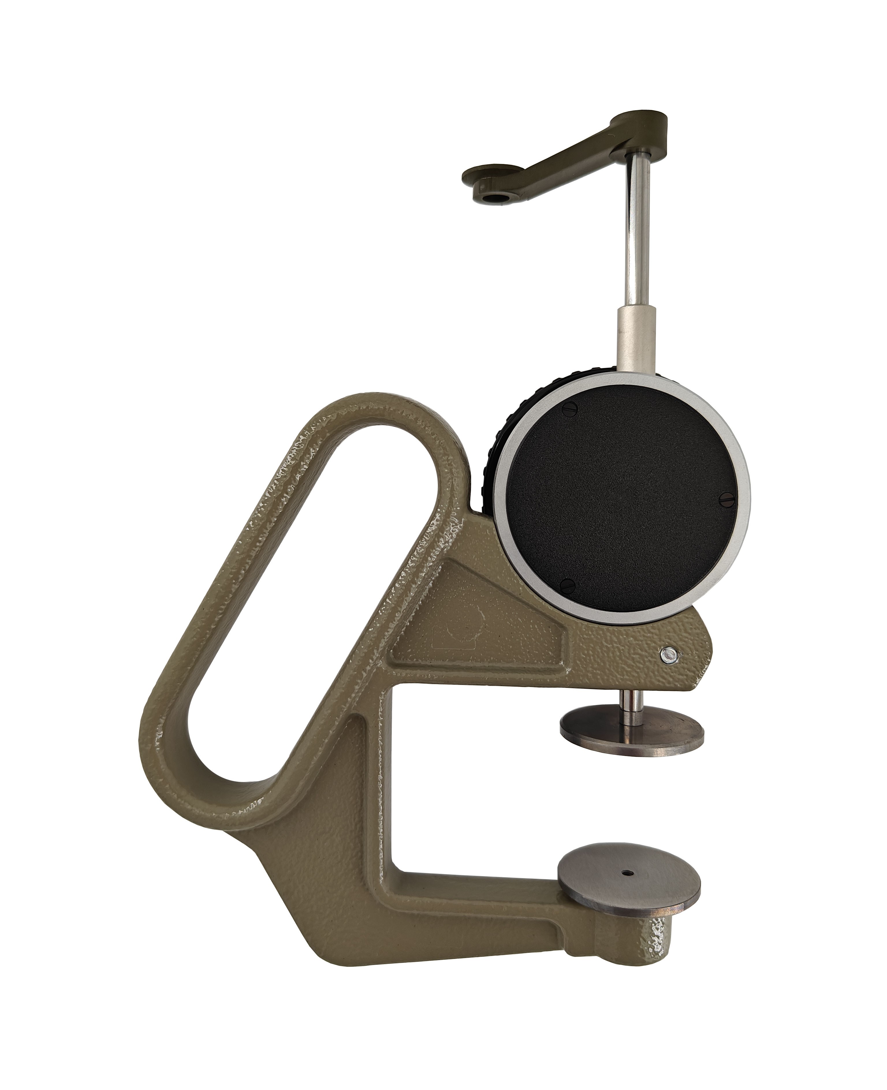 Leschhorn 80100.K50-2 Dickenmessgeräte Skalenteilungswert 0,1 mm, Messspanne 20 mm, Bügeltiefe 50 mm, 1 Zeigerumdrehung 10 mm, Messeinsatz Form A Ø30 mm plan - LE80100-K50 Dickenmessgeraete - Rueckseite