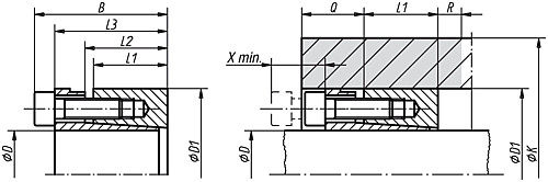 Norelem 23351-4065 KONUS SPANNRING FORM B, D=40, D1=65 - Norelem 23351 Konus Spannringe Form B