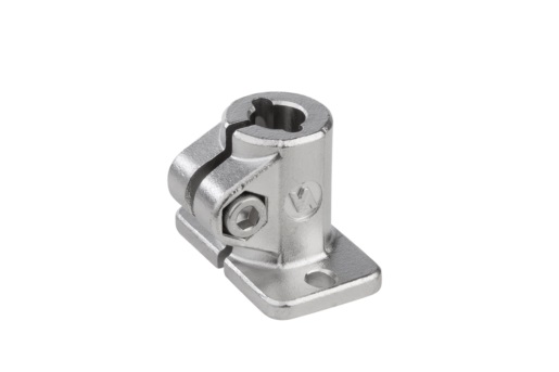 Norelem 29010-118 ROHRVERBINDER MIT FUß M=30 G=50 L=37, FORM:A EDELSTAHL, FÜR RUNDROHRE, A=18,1 - NLM 29010-NI Rohrverbinder Fuss Edelstahl - Form A - Abbildung 2