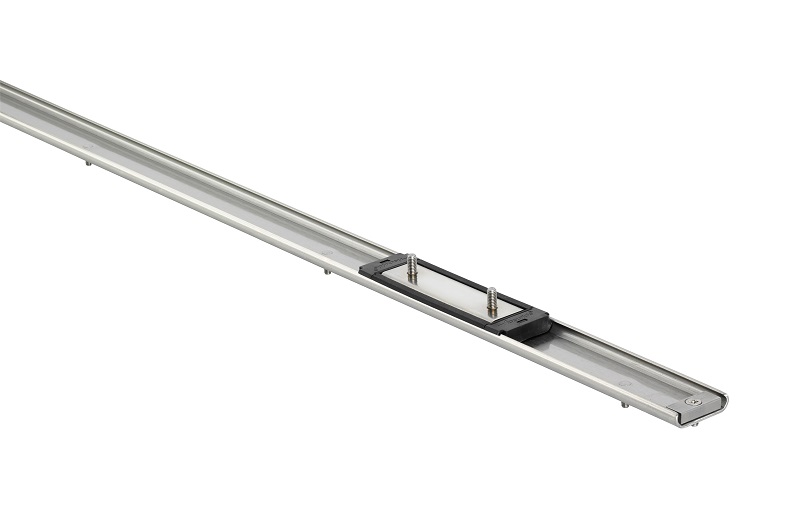 Accuride DA0115-0120RC Linearführung 1,2m Schiene ohne Befestigungslöcher, Aluminium - LE70002 DS0115-0120RC Linearfuehrung 1 2m Schiene ohne Befestigungsloecher