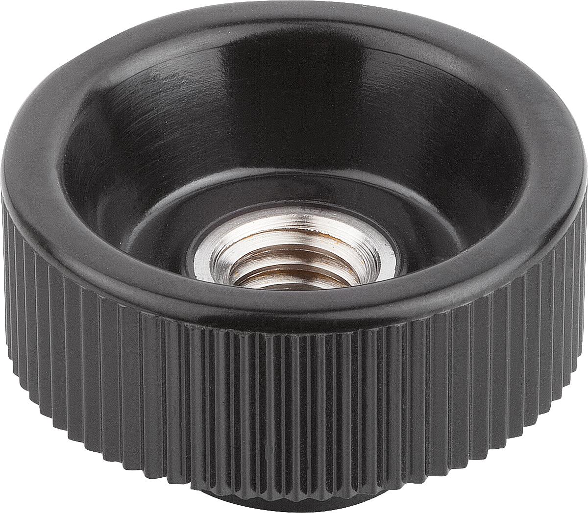 Kipp K0138.10 RÄNDELMUTTER KUNSTSTOFF  M10 - K0138-10 RAENDELMUTTER KUNSTSTOFF M10