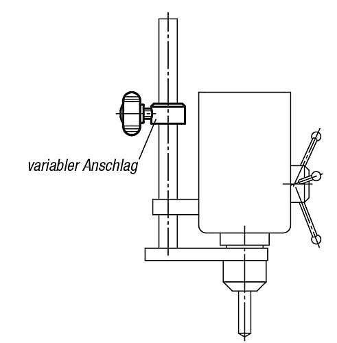 Kipp K0407.100601 STELLRING MIT KLEMMGRIFF D1=6, - KIPP K0407 Stellringe mit Klemmgriff aehnlich DIN 7