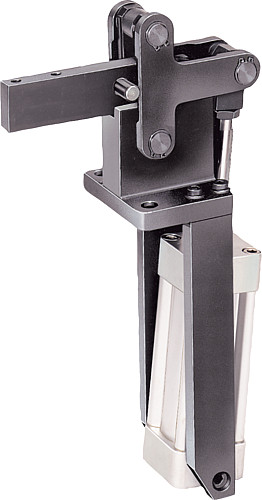 Norelem 05360-06 PNEUMATIKSPANNER SENKRECHT, - Norelem 05360 Pneumatikspanner senkrecht mit vertikalem Zylinderanbau