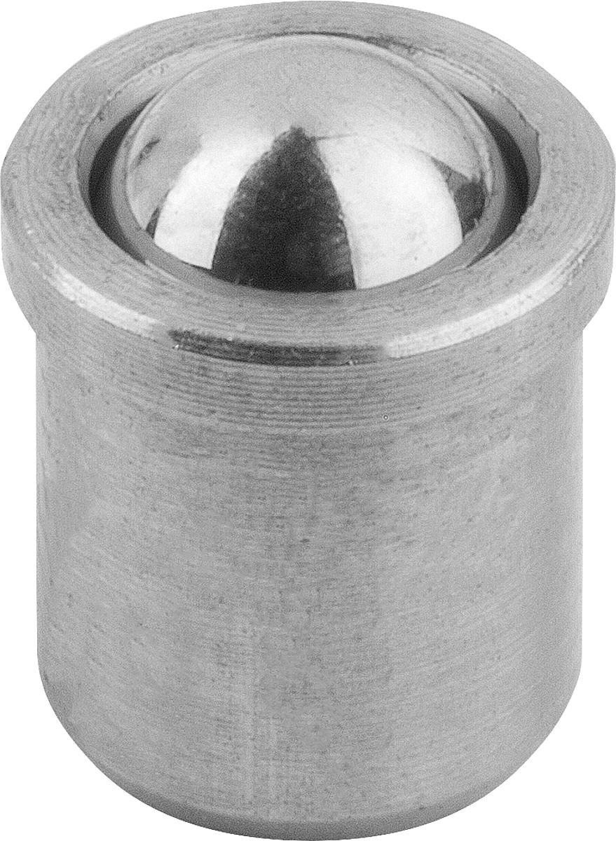 Norelem 03070-10 FEDERNDES DRUCKSTÜCK  D=10    EDELSTAHL, GLATTE AUSFÜHRUNG - 03070-10 FEDERNDES DRUCKSTUECK  D 10    EDELSTAHL - GLATTE AUSFUEHRUNG