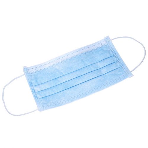Leschhorn 710 Einweg-Maske mit verstellbarem Nasenbügel, Farbe blau - LE71602-710 Einweg Maske