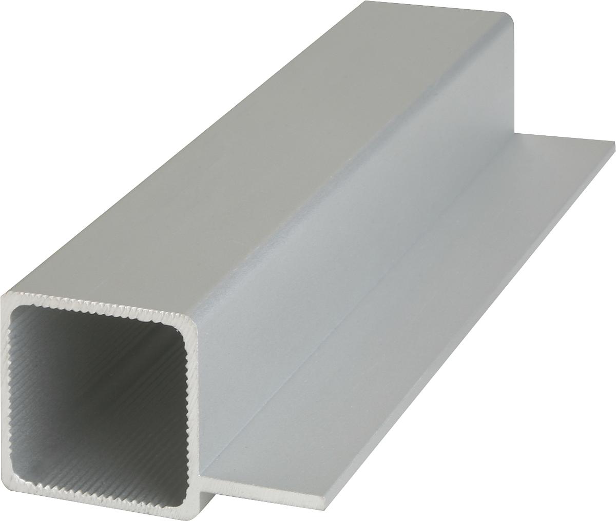 Kipp K0628.125152X2000 VIERKANTROHR 25X25X2000, AL, MIT STEG - K0628-125152X2000 VIERKANTROHR 25X25X2000 - AL - MIT STEG