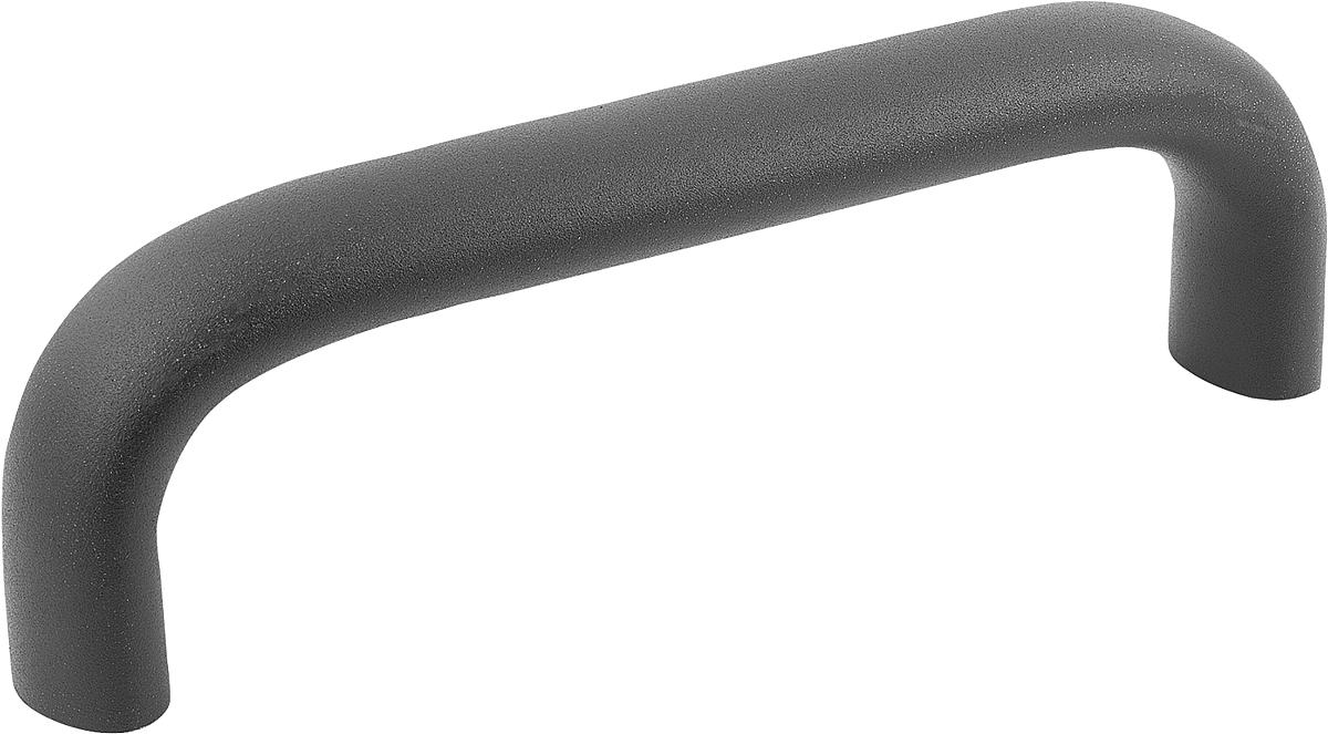 Kipp K0204.10001 BÜGELGRIFF OVAL, A=100, M6      SW, SCHWARZ - K0204-10001 BUEGELGRIFF OVAL - A 100 - M6 SW - SCHWARZ