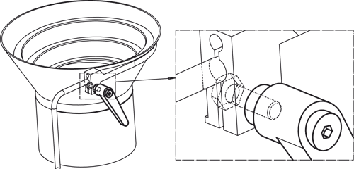 Halder 24400.0113 Verstellbarer Klemmhebel mit Innengewinde Ø 14 x M 5, grau - Verstellbare Klemmhebel Verstellbarer Klemmhebel mit Innengewinde - Durchmesser 13 x M 3 - schwarz orange