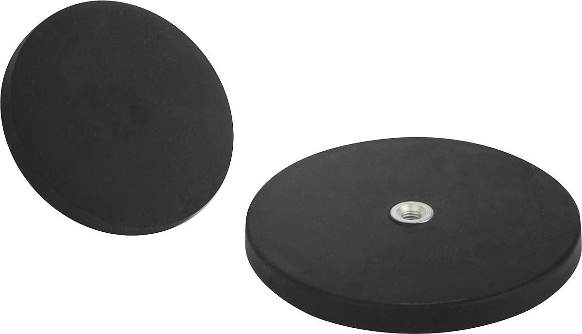 Kipp K0562.04 FLACHGREIFER MIT INNENGEWINDE AUS NEODYM, MIT GUMMISCHUTZMAN - K0562-04 FLACHGREIFER MIT INNENGEWINDE AUS NEODYM - MIT GUMMISCHUTZMAN