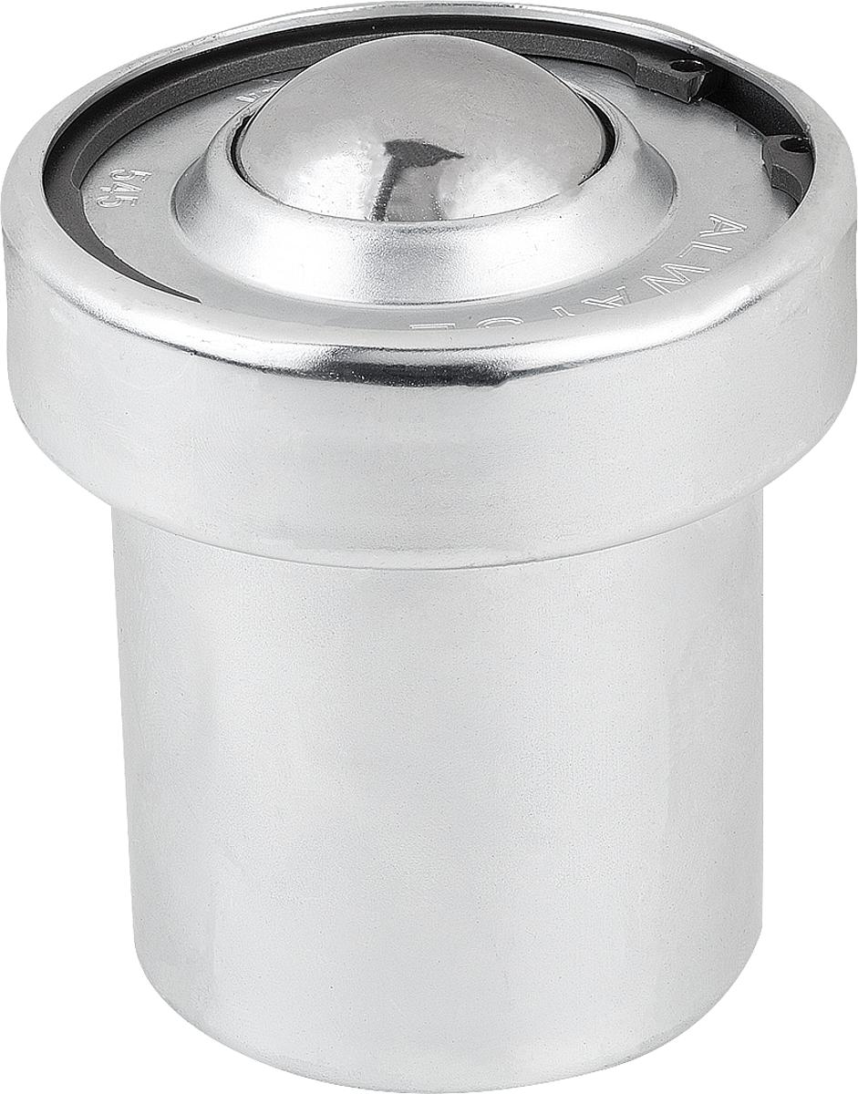 Norelem 95154-145 Kugelrollen mit Federelementen, Deckel und Gehäuse verzinkt. dw=45, D= 66,4; D1= 85+-0,15, H= 100,5 - 95154-145 Kugelrollen-Federelementen -Deckel-Gehaeuse verzinkt -dw 45 -D 66-4 -D1 85 -H 100-5