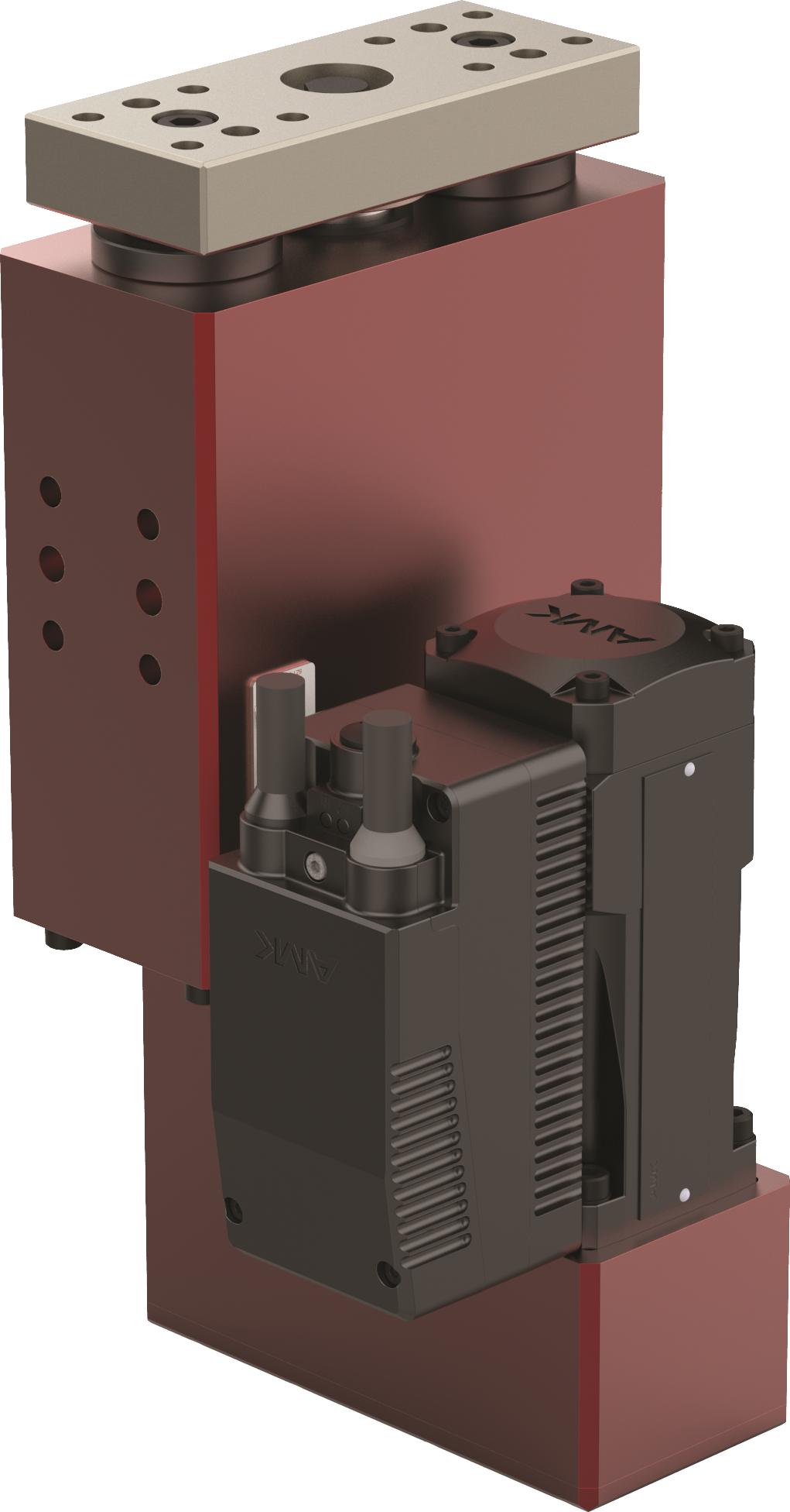 DESTACO 95W-113011060 Elektrische Schlitten-/Hubeinheit 95W, 0–60 mm Hub, Montageplatte Standard, umgelenkte Ausführung, Motoranschluss links, Servo-Antrieb 400V dezentral - DESTACO 95W Serie – Elektrische Schlitten-Hubeinheit-48V-Motor-13