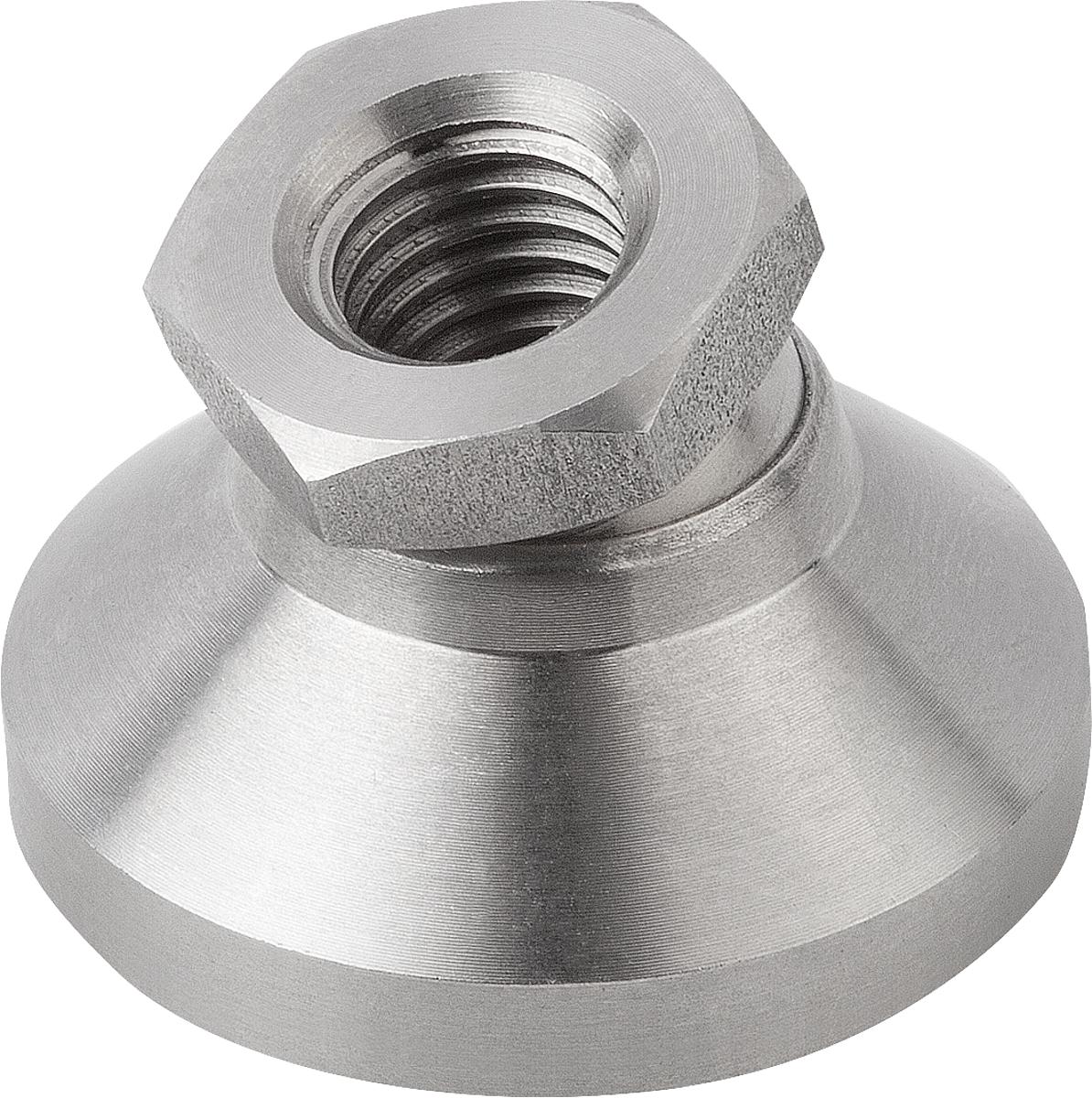 Norelem 07144-310 GELENKTELLER FORM B           EDELSTAHL, D1=M10, D2=32 - 07144-310 GELENKTELLER FORM B           EDELSTAHL - D1 M10 - D2 32