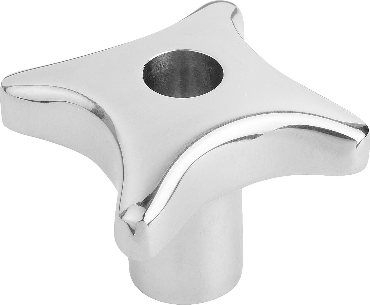 Kipp K0146.4032062 KREUZGRIFF                    EDELSTAHL, FORM D, D1=32, D5=M - K0146-4032062 KREUZGRIFF EDELSTAHL - FORM D - D1 32 - D5 M