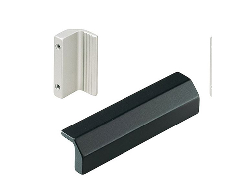 Leschhorn LG-03.030.04  Aluminium Griffleisten A 30,  schwarz eloxiert - Leschhorn LG-03 Aluminium Griffleisten