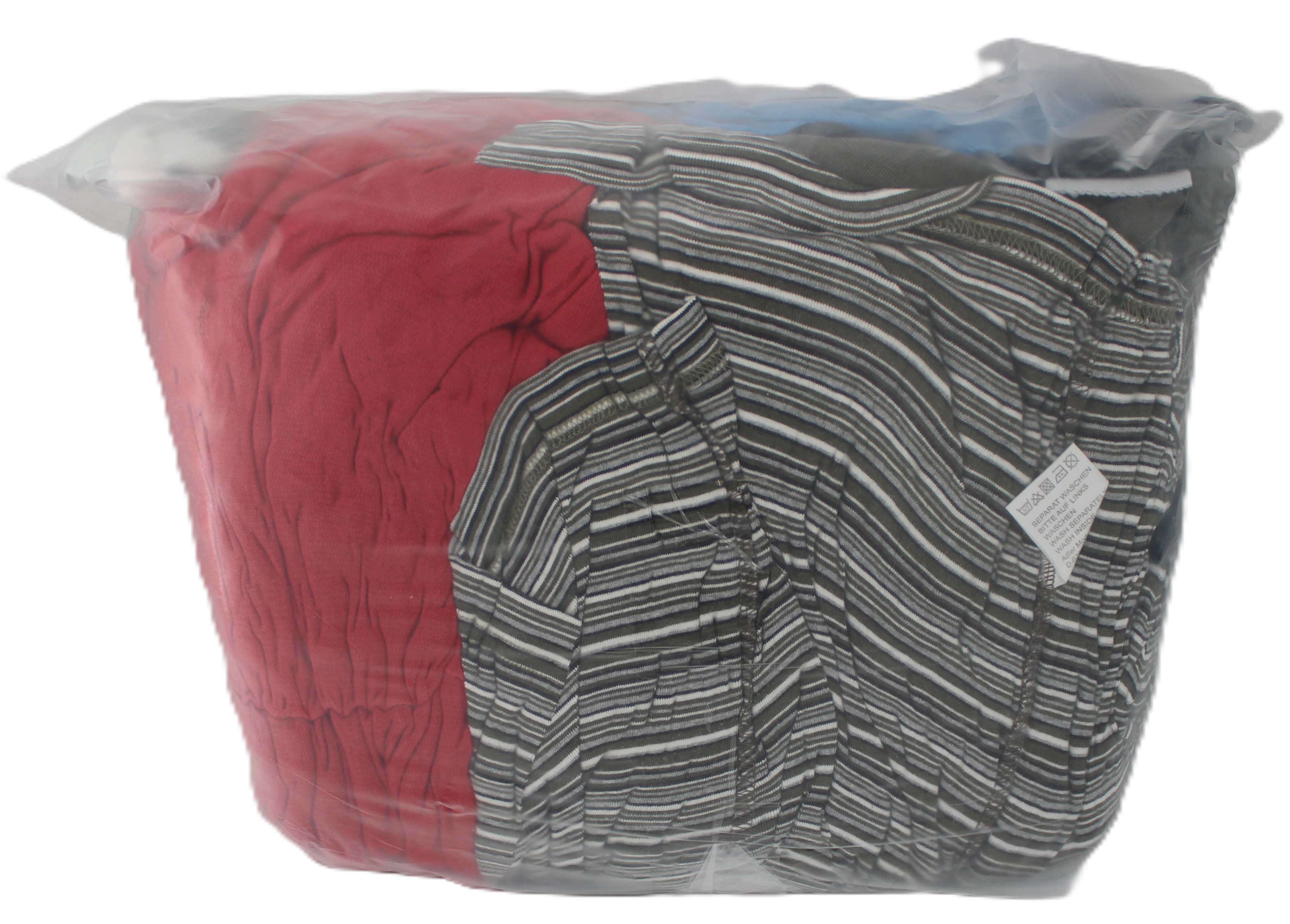 Leschhorn 61650-C01-BM-10KG-TR Industrieputzlappen, DIN 61650, Baumwolle, Trikot, Bunt-Mix, Reinigungstücher, 10 kg Ballen - industrieputzlappen-baumwolle-trikot-bunt-mix-lose-ware-reinigungstuecher