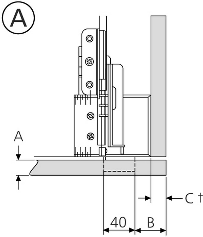 Accuride DB1321-0040-2 Linearführungen, 56,9x212, SL 405, TR 290, 14kg, schwarz verzinkt - Accuride DB1321 Linearfuehrungen - 14 kg