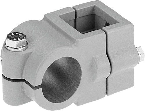 Kipp K0474.53030 KREUZKLEMMSTÜCK ALUMINIUM, A=30,2, B=30,1 - KIPP K0474 Kreuzklemmstuecke - Aluminium
