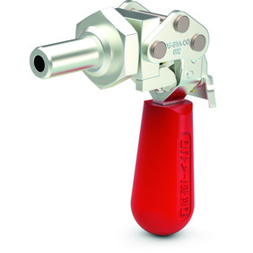 DESTACO 602-MMSS Schubstangenspanner Einbau  Haltekraft 900N, Hub 19mm - DESTACO 602-MM Schubstangenspanner Einbau Haltekraft 900N - Hub 19mm - Standard - Handrgriff rot