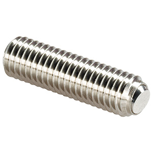 Halder 22700.0828 Kugeldruckschraube ohne Kopf Kugel  verdrehgesichert M 10 x 40, abgeflachte Kugel Auflagefläche plan, rostfreier Stahl - Kugeldruckschrauben Kugeldruckschraube - ohne Kopf - Kugel verdrehgesichert - M 6 x 16