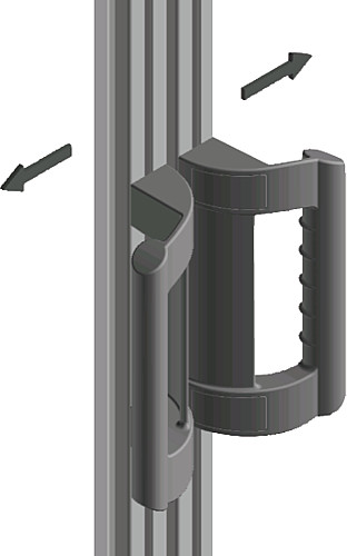 Norelem 06975-100081 MASCHINENGRIFF, - Norelem 06975 Maschinengriffe