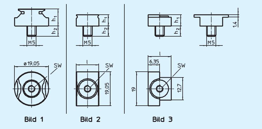 Halder 23290.0104 Anschlag, 12.7 - EH 23290 Spannkralle
