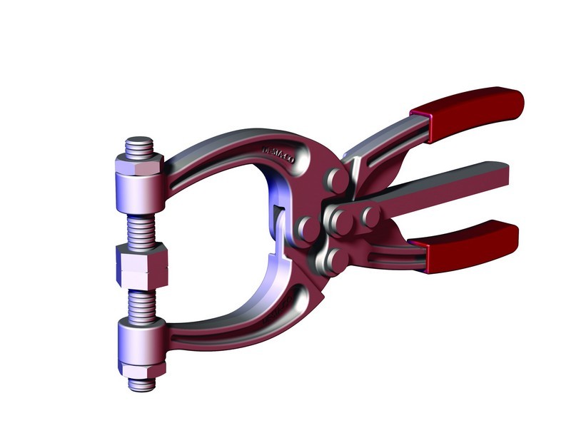DESTACO 462 Spannzange Schnellöse Haltekraft 3200N - 5400N - 462-2 Spannzange Schnelloese - mit zwei einstellbaren Spindeln