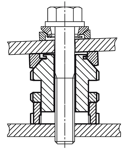 Norelem 27706-0406 KUGEL AUSGLEICHSELEMENT MIT KONTERMUTTER - Norelem 27706 Kugel Ausgleichselemente mit Kontermutter