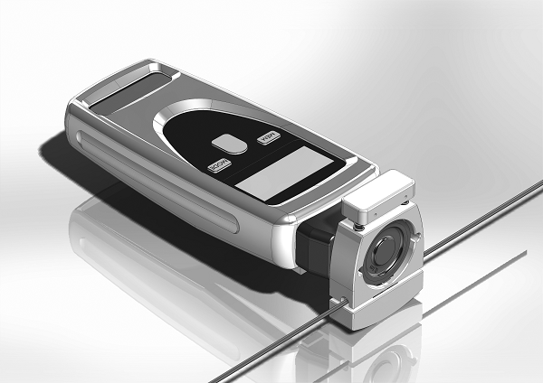 LE70053 rotaro Tw, digitale Handtachometer, Messbereich 1-99.999 min-1 RPM, Messgenauigkeit ±0,02 % (bzw.± 1 Digit) , Optische und mechanische Messwerterfassung mit Spezialadapter zum Messen von Geschwindigkeiten- und Längen für ungespannte Schweißdrähte - LE 70053 rotaro Tw mit Drahtmessung
