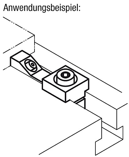 Norelem 04470-12 FLACHSPANNER A=12 - Norelem 04470 Flachspanner