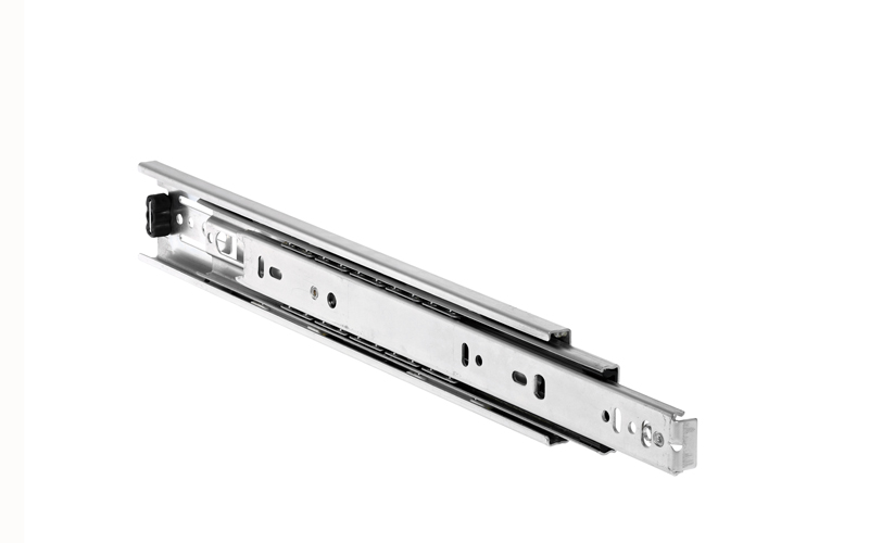 Accuride DB3832-0015 Teleskopschienen 100% Vollauszug, 12,7x45,7, SL 148,TR 140, 39kg, schwarz verzinkt - 3832 Accuride Teleskopschiene