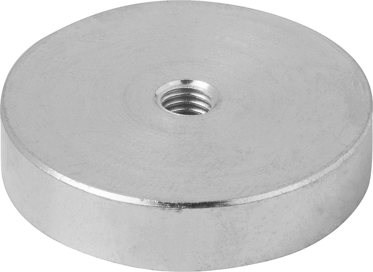 Norelem 09072-01 FLACHGREIFER AUS NEODYM, MIT INNENGEWINDE - 09072-01 FLACHGREIFER AUS NEODYM - MIT INNENGEWINDE