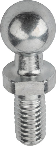 Leschhorn 09129.C02-00 Kugelzapfen für Winkelgelenke DIN 71803 FORM C, D1=10H9, blank, geölt - 09129 Kugelzapfen fuer Winkelgelenke DIN 718803 C