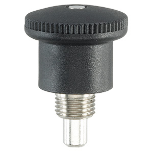 Halder 22110.0034 Rastbolzen Miniraster Ø 4 mit Arretierung, Stahl - Rastbolzen Miniraster - Durchmesser 5 - ohne Arretierung - Stahl ohne Arretierung