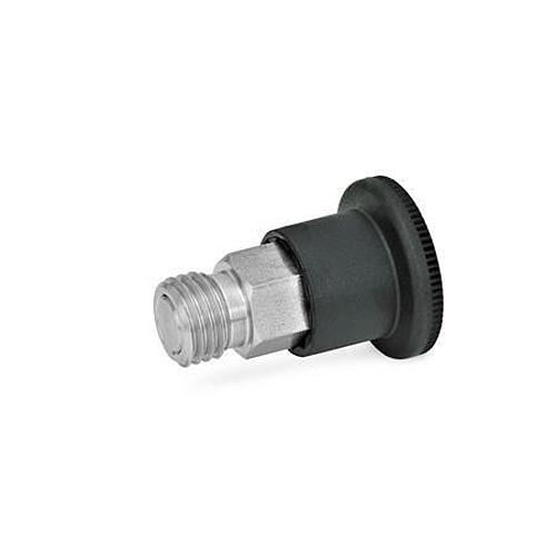 Ganter 822.7-6-M10-B EDELSTAHL MINIRASTER - GN 822-7 Miniraster - Edelstahl - Kunststoff Knopf-Abbildung