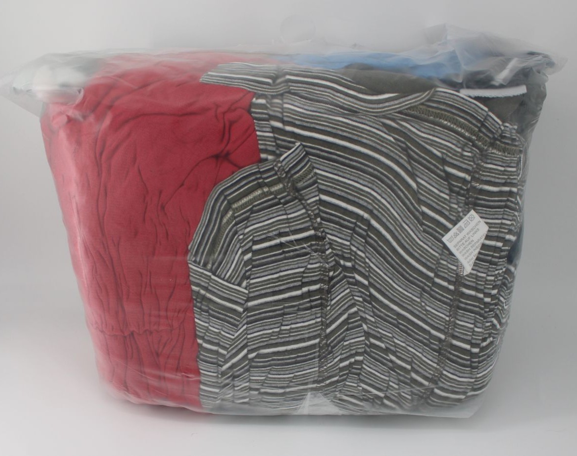 Leschhorn 61650-BUNT-MIX-10KG-COD.01 Einweg Industrieputzlappen aus Baumwolltuch, 1 VPE= 10 kg DIN 61650 - 61650-BUNT-MIX-10KG-COD.01 Einweg Industrieputzlappen aus Baumwolltuch