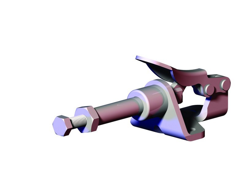 DESTACO 601-SS Schubstangenspanner Standard  Haltekraft 400N, Hub 16mm - 601-SS Schubstangenspanner Standard - Edelstahlausfuehrung mit Zollgewinde