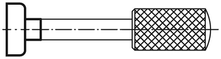 Kipp K0549.01 HALTEMAGNET FLACH, FORM B, MIT GEWINDEBUCHSE, FLACHGREIFER, - KIPP K0549-B Haftmagnet flach mit Gewinde -Flachgreifer- aus Hartferrit Form B