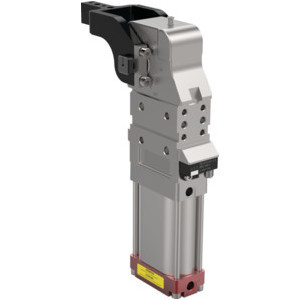 DESTACO TCC-2E030040L8, Kraftspanner mit Toleranzausgleich Öffnungswinkel (Grad) 5-135°, Maximales Haltemoment (Nm 380, Zylinder Durchmesser (mm) 40, Spannarmausführung U mittig, Sensor: L8 mit PNP in-line Stecker, - LE70000 TCC-2E