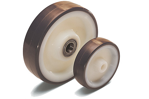 Norelem 95056-10035 95056 10035 Polyamidräder mit aufgespritztem Laufbelag - Norelem 95056 Polyamidraeder mit aufgespritztem Laufbelag