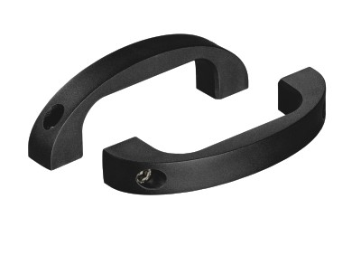 Leschhorn DB-25.D140.84   Duroplast FS 31 Bügelgriffe A 140,  schwarz - ohne Schrauben - Leschhorn DB Duroplast Buegelgriffe