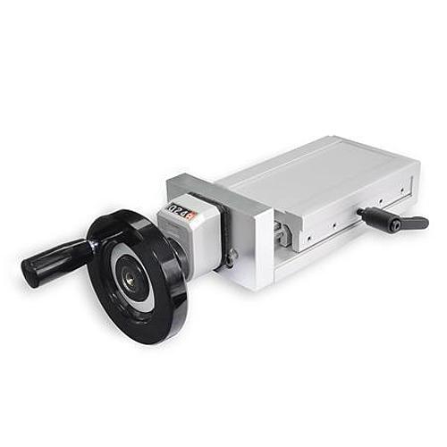 Ganter 900-120-185-25-D-1 VERSTELLSCHLITTEN MIT DREHKNOPF - GN 900 Verstellschlitten - Aluminium-Abbildung