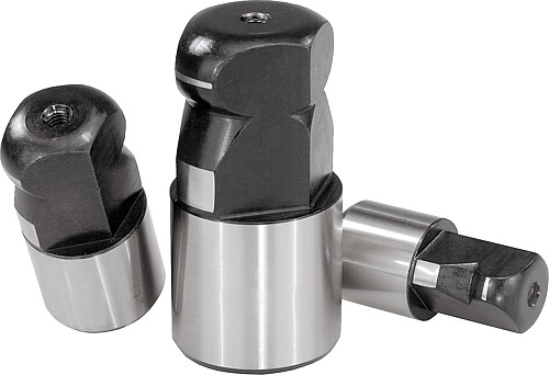 Norelem 03107-082 AUFNAHMEBOLZEN A=8  FORM C, MIT KUGELANSATZ ABGEFLACHT - Norelem 03107 Aufnahmebolzen mit Kugelansatz abgeflacht Form C