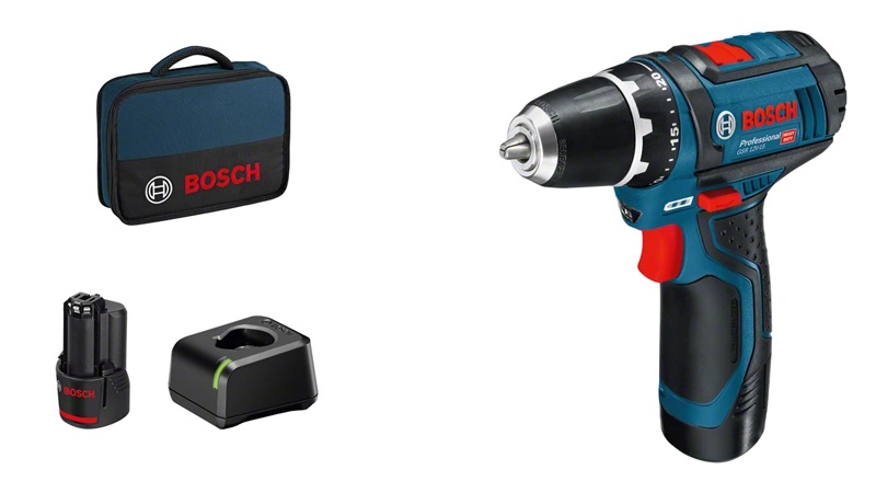 Bosch Rexroth 1600Z0002X Bosch Akku GBA 12 Volt / 2,0 Ah O-B Professional - Ersatzakku Akkupack - GSR 12V-15 Bosch Professional Akku-Bohrschrauber