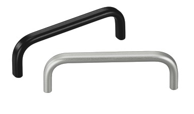 Leschhorn OA-12-120-01 Bügelgriffe, Ovalaluminium 12 mm, A 120, natur eloxiert - Leschhorn OA Ovalaluminium Buegelgriffe