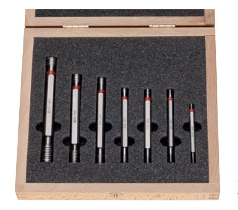 Helios Preisser 0658090  Gewindegrenzlehrdornsatz 7-teilig (M3-M12 mm): Nennmaße M3-M4-M5-M6-M8-M10-M12 mm) - Helios Preisser - 0658 Gewindegrenzlehrdornsatz