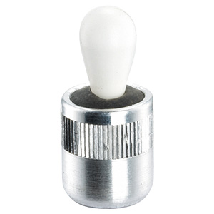 Halder 22150.0112 Seitendruckstück glatt  mit Abdichtung Ø 6 x Ø 3 / 40 N, Stahlstift - Seitendruckstueck - glatt - mit Abdichtung - Durchmesser 6 x Durchmesser 3 20 N - Stahlstift mit Abdichtung