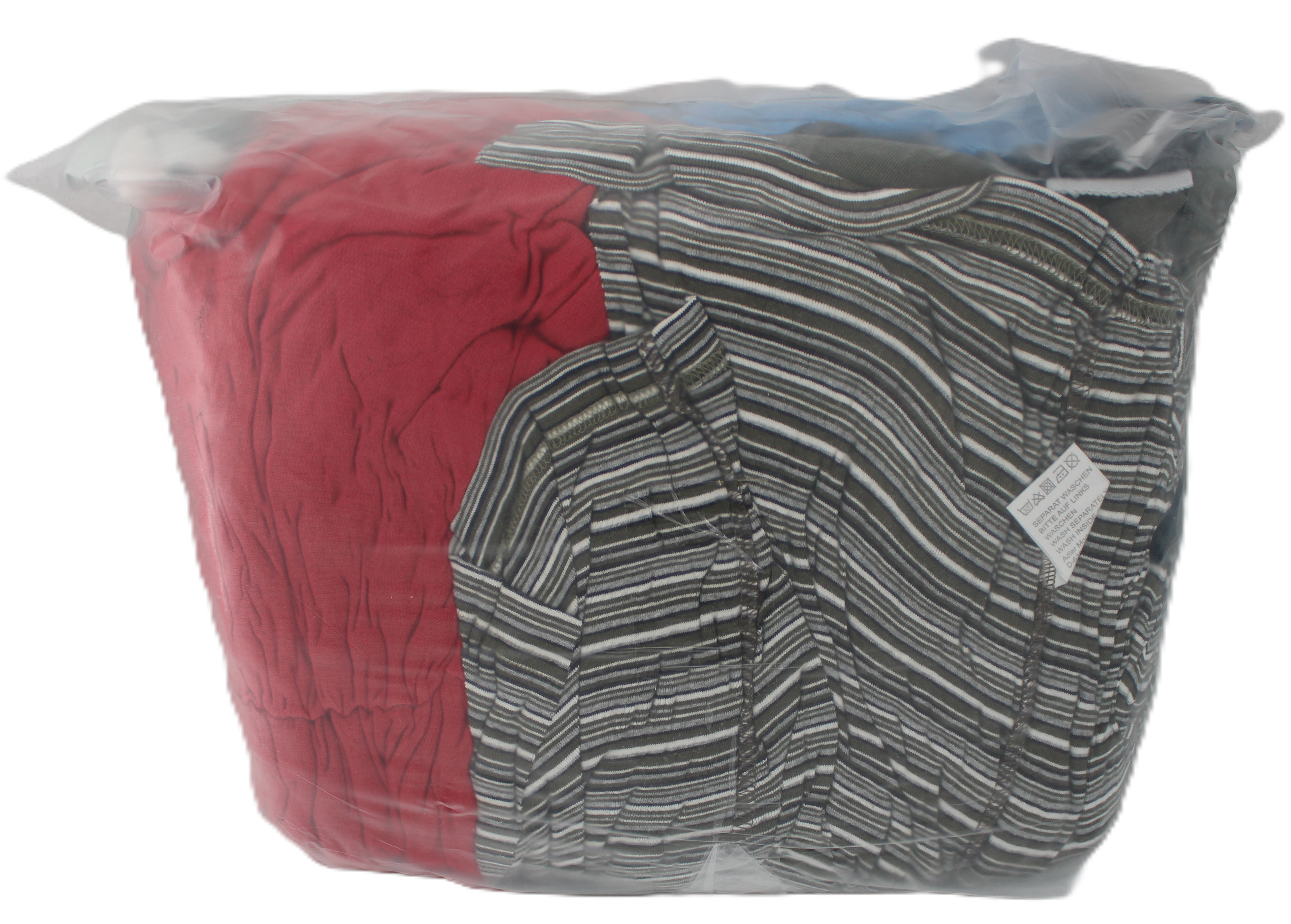 Leschhorn 61650-BUNT-MIX-10KG-COD.01 Einweg Industrieputzlappen aus Baumwolltuch, 1 VPE= 10 kg DIN 61650 - 61650-BUNT-MIX-10KG-COD.01 Einweg Industrieputzlappen aus Baumwolltuch