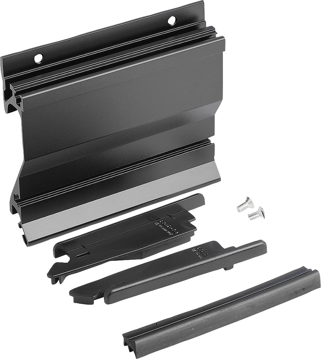 Kipp K0238.16721 SCHALENGRIFF FORM B, L=167, SCHWARZ ELOXIERT - K0238-16721 SCHALENGRIFF FORM B - L 167 - SCHWARZ ELOXIERT